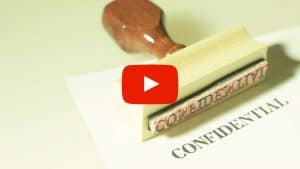 Confidential stamp