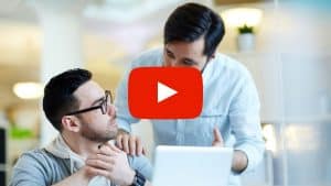 Business people talking
