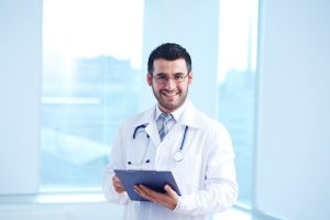 Image of smiling doctor