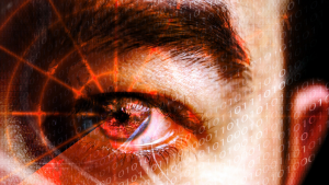 Close up of a person's eye