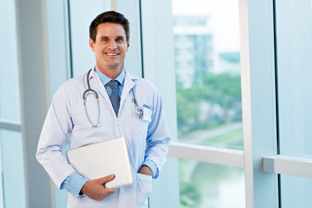 Image of a doctor standing