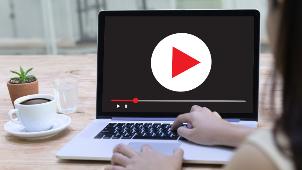 Video playing on a computer