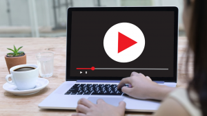 Video playing on a computer