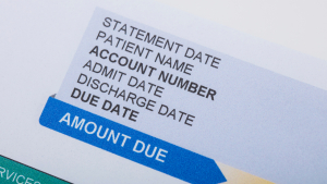 Image of a medical bill