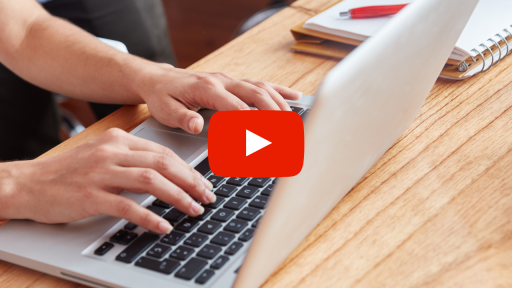 Typing on a keyboard