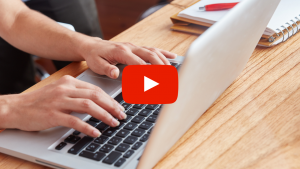 Typing on a keyboard