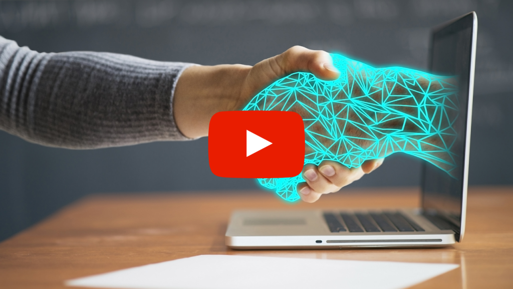 Shaking hands with technology