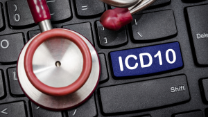 Keyboard with ICD-10 key
