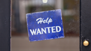 Help wanted sign