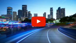 Image of road going through a city