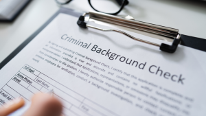 Criminal Background check form