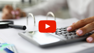 Person using a calculator