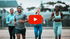 People running