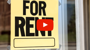 "For Rent" sign