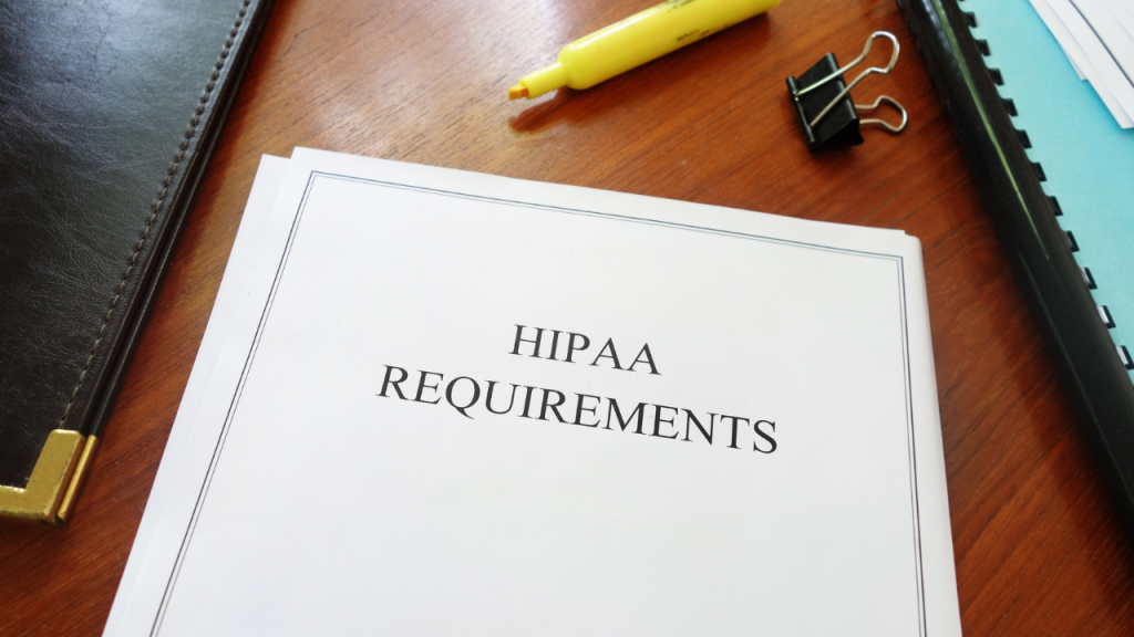 HIPAA Requirements document