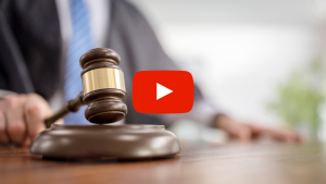 Person using a gavel