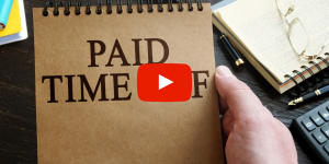 Paid Time Off notebook