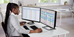 Person performing medical billing