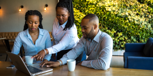 Business people collaborating