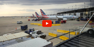 Airplanes at an air port