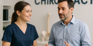 A chiropractic physician and an assistant