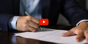 Person signing a settlement agreement