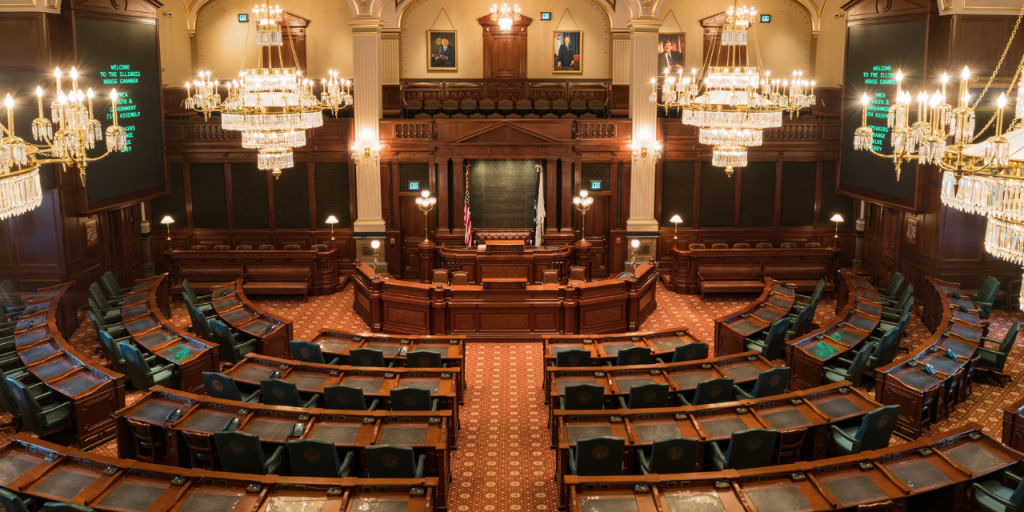 Illinois House Chamber at the Illinois Capitol