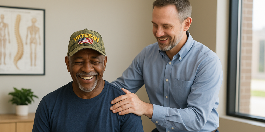 chiropractic physician treating veterans
