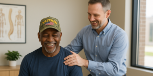 chiropractic physician treating veterans