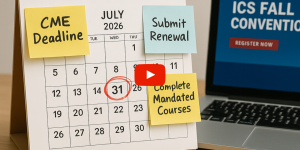 Calendar with date circled
