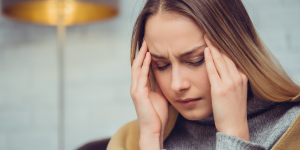Person with a headache