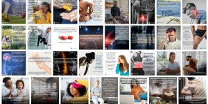 31 different social media images for each day of the month of October