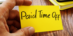 Paid Time Off note
