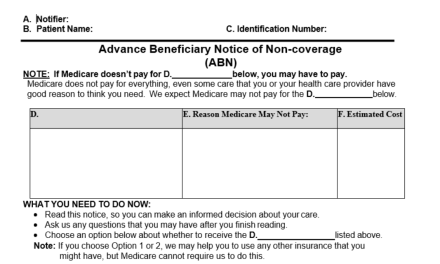 Medicare ABN Form Set to Expire January 31, 2026: What Chiropractic Physicians Need to Know