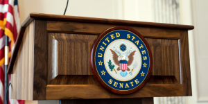 U.S. Senate podium